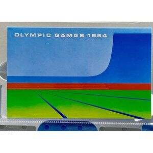 Olympic Games 1984 Australian Stamp Pack With Official Envelope